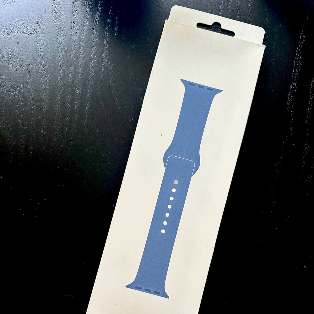NEW Apple Winter Blue Sport Band 45mm S/M